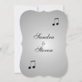 ヴァイオリン結婚音楽 招待状 (裏面)