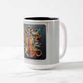ヴァイオリン美術の創造 ツートーンマグカップ (正面右)