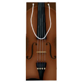 ヴァイオリン詳細クラシカル音楽 ワインギフトバッグ (裏面)