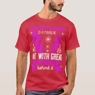 ヴァイオリン遊は物理芸術である Tシャツ