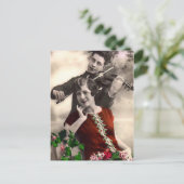 ヴァイオリン遊音楽バイヴィンテージミュージシャン ポストカード (スタンド正面)