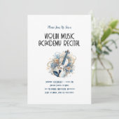 ヴァイオリン音楽アカデミー特別年間発表会 招待状 (スタンド正面)