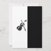 ヴァイオリン音楽アカデミー　エレガント　モダン　リサイタル 招待状 (裏面)