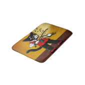 ヴァイオリン音楽猫 バスマット (アングル)