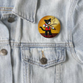 ヴァイオリン音楽猫 缶バッジ (インサイチュ)