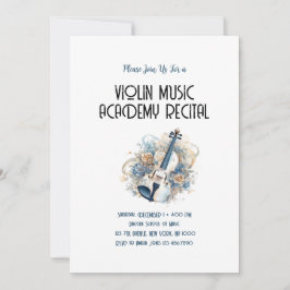 ヴァイオリン音楽院特別年次発表会 招待状