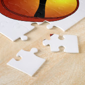 ヴァイオリン、ハート_ ジグソーパズル (側面)