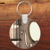 ヴァイオリン、ヴィオラ、チェロ？ キーホルダー (正面)