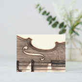 ヴァイオリン、ヴィオラ、チェロ？ ポストカード (スタンド正面)