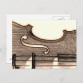 ヴァイオリン、ヴィオラ、チェロ？ ポストカード (正面/裏面)