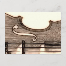 ヴァイオリン、ヴィオラ、チェロ？ ポストカード