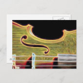 ヴァイオリン、ヴィオラ、チェロ？ ポストカード (正面/裏面)