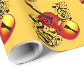 ヴァイオリン、恋人_ ラッピングペーパー (ロールコーナー)