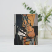 ヴァイオリン、1916 ポストカード (スタンド正面)