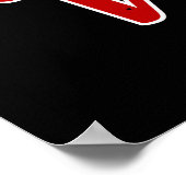 ヴァイオリン – I Love Violin ポスター (角)