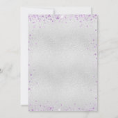 ヴァイオレットの結婚誓いの再生の贅沢 招待状 (裏面)