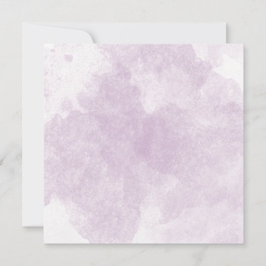 ヴァイオレットの美しい花束 ノートカード (裏面)