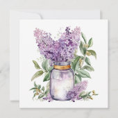 ヴァイオレットの美しい花束 ノートカード (正面)