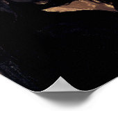 ヴァイオレットの花束を持つBerthe Morisot ポスター (角)