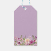 ヴァイオレットフローラブライダルシャワーサンキューラベル ギフトタグ (裏面)