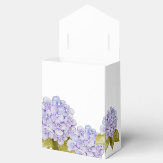 ヴァイオレットブルーの素敵なアジサイ フェイバーボックス (オープン)