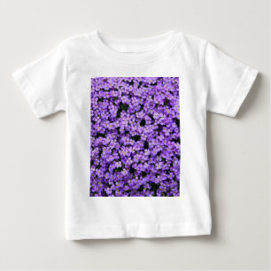 ヴァイオレットベビーTシャツヴァイオレット花 ベビーTシャツ