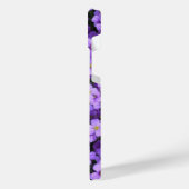 ヴァイオレット春の花スビオレット iPhoneケース (左側面)