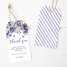 ヴァイオレット結婚フローラ感謝していのお好みのギフトラベル