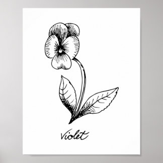 ヴァイオレット2月誕生日 ポスター