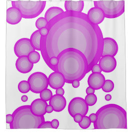ヴァイオレット70年代のスタイリング シャワーカーテン