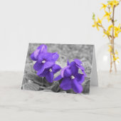 ヴァイオレット、カード カード (黄色い花)