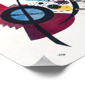 ヴァイオレット(1923年)ワシリー・カンディンスキー ポスター (角)