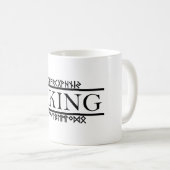 ヴァイキングのルーン文字マグ コーヒーマグカップ (正面右)
