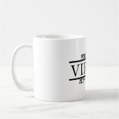 ヴァイキングのルーン文字マグ コーヒーマグカップ (左)