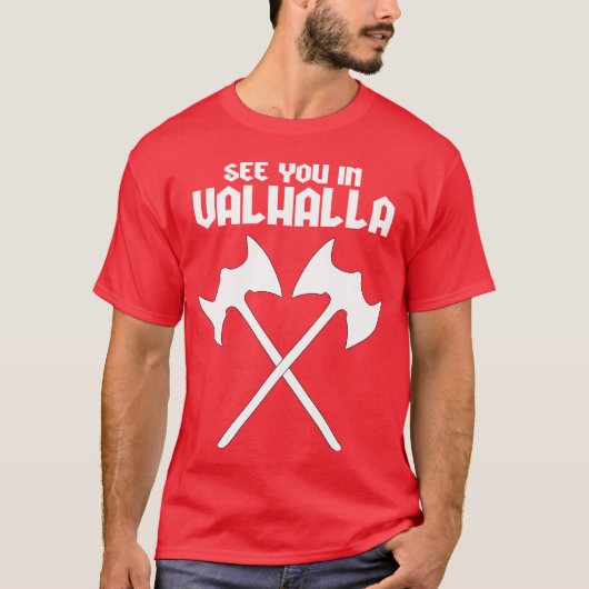 ヴァイキングの引用フレンド Tシャツ (正面)