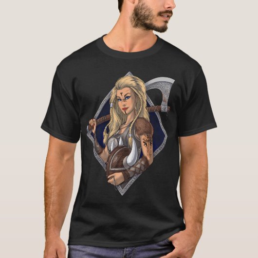ヴァイキングの戦士 Tシャツ (正面)