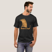 ヴァイキングの長船オーシャンヴォヤージグラフィック Tシャツ (正面フル)