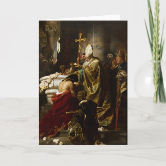 ヴァイクのバプテスマ（1875年） カード (正面)