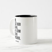 ヴァイコムソノメズモ ツートーンマグカップ (正面左)