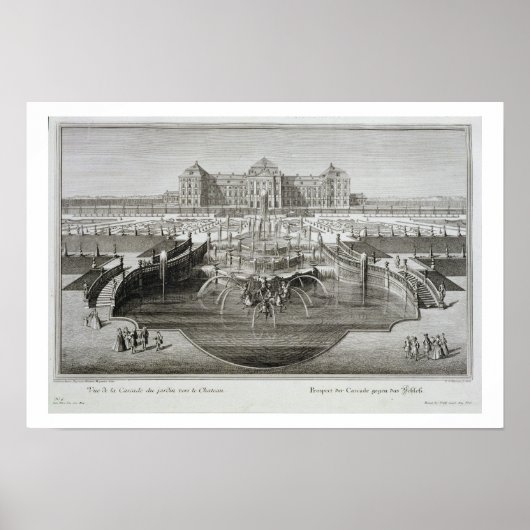 ヴァイセンシュタイン、城に向かってバーから眺める ポスター (正面)