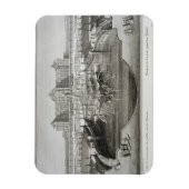 ヴァイセンシュタイン、城に向かってバーから眺める マグネット (縦)