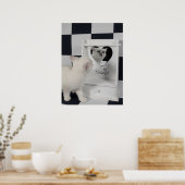 ヴァイツェカッツェvormスパイゲル ポスター (キッチン)