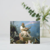 ヴァイナモイネン・カンテレ・カレヴァ神話 ポストカード (スタンド正面)