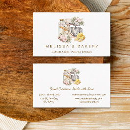 ヴァイニラフローラベーカリーミキサー料理成分 名刺