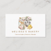 ヴァイニラフローラベーカリーミキサー料理成分 名刺 (正面)