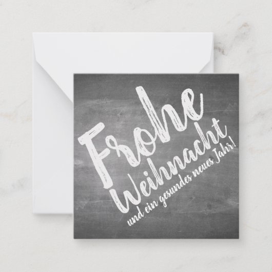 ヴァイハナクトスグルセオウフデルクレディェフェル ノートカード (正面)