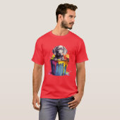 ヴァイマラナー犬の友達のためのヴァイマラナー犬の犬種 Tシャツ (正面フル)