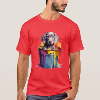 ヴァイマラナー犬の友達のためのヴァイマラナー犬の犬種 Tシャツ