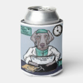 ヴァイマラナー 缶クーラー (缶正面)