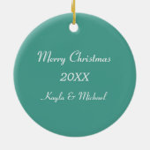 ヴァイル スキー サークル オーダーメイド セラミックオーナメント (裏面)